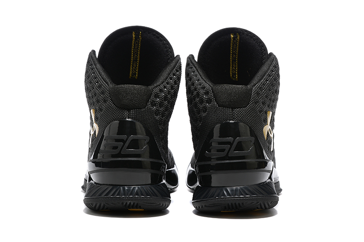 Under Armour Curry One Black Gold Banner